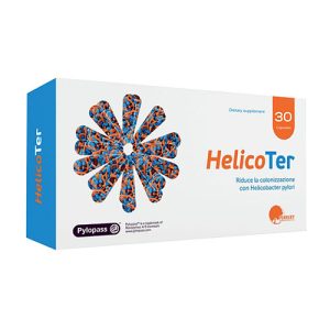 Helicoter Capsule contains Pylopass™ (Lactobacillus reuteri DSM 17648), which is a well-researched, clinically proven and patented unique probiotic strain highly effective and safe to manage patients infected with Helicobacter pylori.